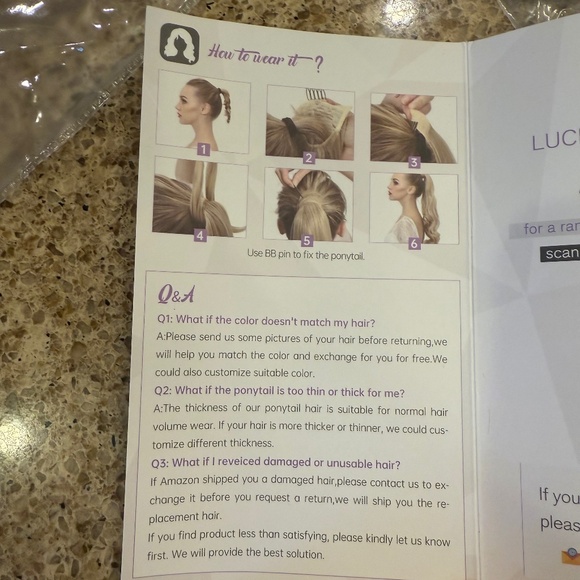 Sunny & vesunny ponytail extension - Picture 6 of 7